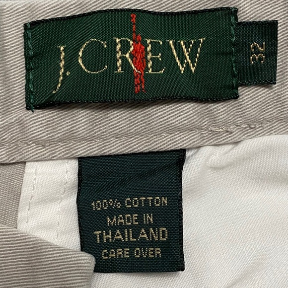 Vintage J Crew Oarsman Khaki Chino Pants 32 Cotton Office Classic Timeless - Picture 3 of 11